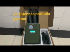 28 saluran maksimum 25 meter radius 80 menit baterai bekerja Handheld ponsel sinyal jammer