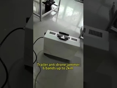 Jenis trailer Drone Signal Jammer 200w Daya tinggi 3km Jarak Untuk DJI
