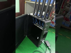 8 band manpack drone signal jammer 400w ransel UAV portable anti drone jammer