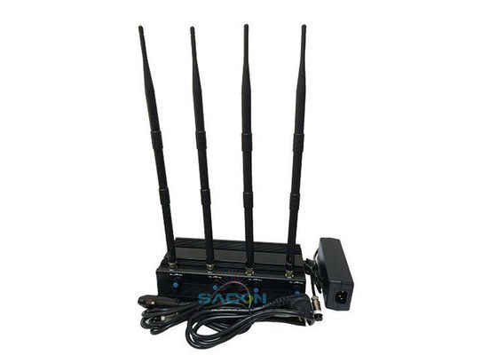 4W Desktop Wifi Signal Jammer Dengan 5.2G 5.8G Frekuensi Dan Sampai 30m Range