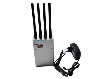 Jammer Ponsel Portable Digital Profesional 6.5 W Dengan 4 Antenna