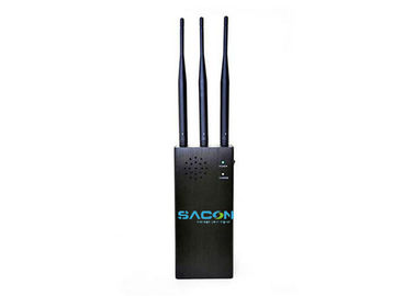 10w Portable Drone Drone Signal Jammer Untuk Mobil, 315MHz 433MHz 868MHz