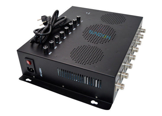 Kendaraan militer jarak jauh 80m dipasang jammer 80 watt daya dengan kipas pendingin