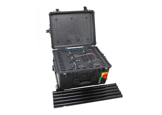 150W Output Power Manpack Jammer dengan Jamming Range 20-200m dan 5 Band RF Blocker