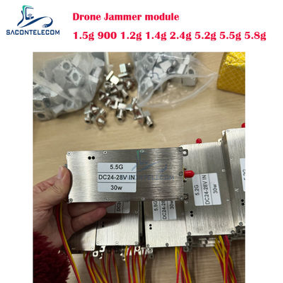 Modul Jammer Drone Anti Drone 1.5G 30W dengan Frekuensi yang Disesuaikan untuk Jamming RF