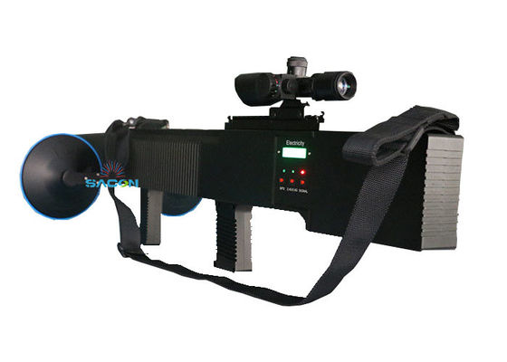 Portable UAV Drone Signal Scrambler 160 Watt Daya Tinggi 1500m Jarak Panjang