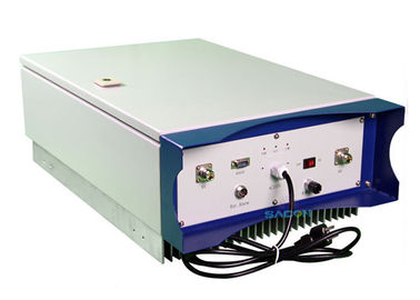 Outdoor GSM Mobile Phone Signal Repeater 95dB Pengaturan Gain Tinggi 20 Watt