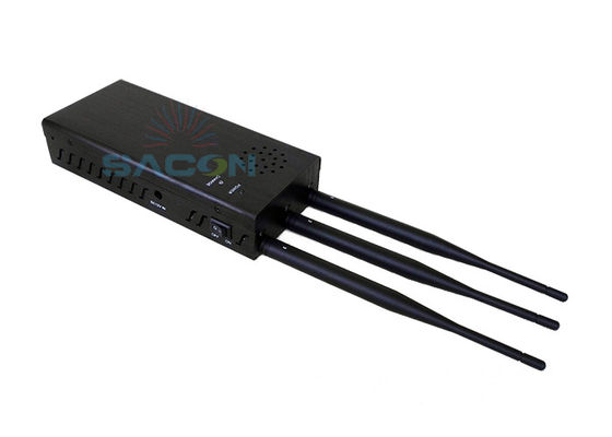 Perangkat Perusak Sinyal Portabel 10W Daya Tinggi dengan Baterai 8000mAh dan Antena Omni-Directional untuk Pemblokiran Remote Mobil