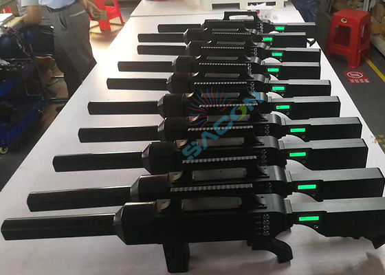60w High Power Anti UAV Signal Jammer GPS 2.4G 5.8G Dibangun - Di Baterai 2km Jangkauan