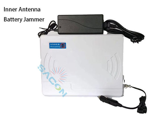 8 Saluran 20W Output Power Mobile Signal Jammer dengan built-in Antenna untuk 2G 3G 4G 5G WiFi GPS Blocking