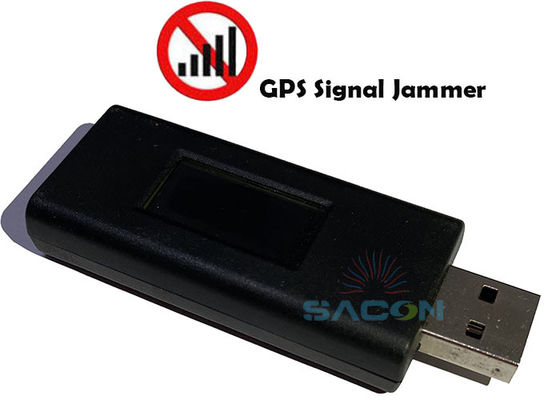 USB Disk GPS Jammer dengan LED Display dan 15m Range Compact Size Signal Blocker