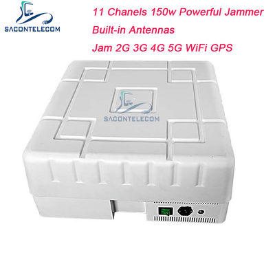 5G 5.8G 150w GPS Wifi Signal Jammer 11 Saluran Waterproof