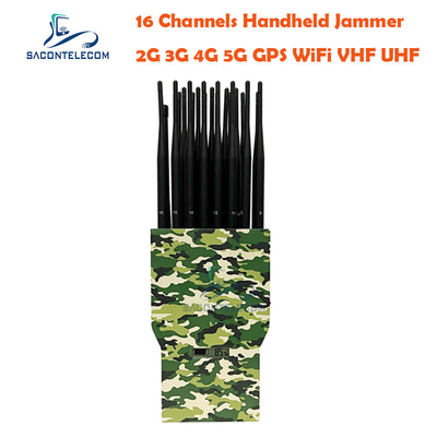 UMTS Portable Signal Jammer 21 Band 315mhz 433mhz 868mhz 3.5G GPS
