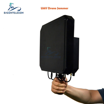 2.4G 5.8G Network Signal Drone Jamming Device UAV Drone Frekuensi 40w Handheld