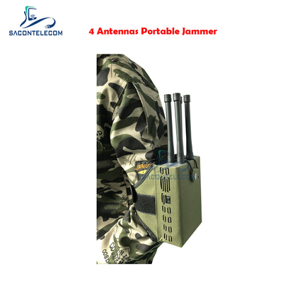 Portable Car Remote Signal Jammer 4 Band 30w Kuat 500m Jarak