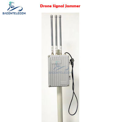 5kgs Outdoor Drone Signal Jammer 25w 2.4G 5.8G Wifi GPS 500m Jarak