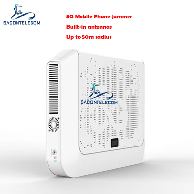 Desktop 12 Saluran Signal Jammer Blocker Dibangun di Antenna Jenis Tersembunyi