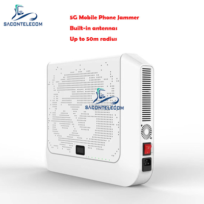 Desktop 12 Saluran Signal Jammer Blocker Dibangun di Antenna Jenis Tersembunyi