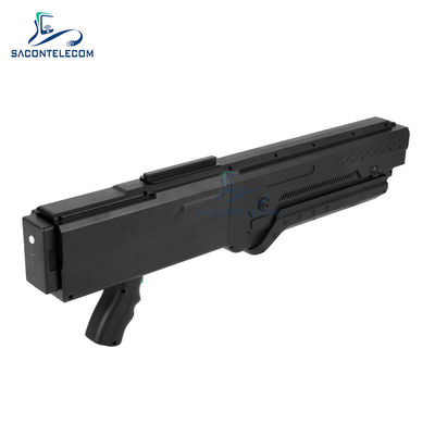 High Power 125w Multi Band 1200m Handheld Signal Jammer Anti UAV Gun Drone