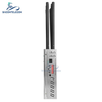 12 Pita 20W Jammer Sinyal Genggam dengan Radius 20m untuk 2G 3G 4G 5G WiFi GPS Lojack VHF UHF
