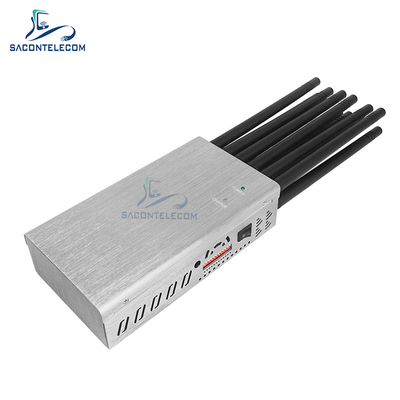 12 Saluran 20w 2 Jam Kerja Portable WiFi Jammer Untuk Ponsel GPS