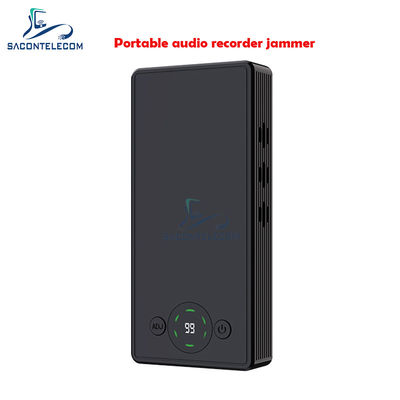 Portable Audio Recorder Jammer dengan Tekanan Suara 120DB 300° Anti-Recording Direction dan Baterai 4000mAH