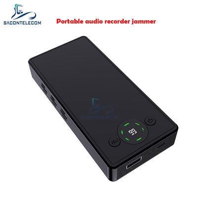 Portable Audio Recorder Jammer dengan Tekanan Suara 120DB 300° Anti-Recording Direction dan Baterai 4000mAH