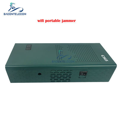 Portable WiFi Signal Jammer Blocker dengan 3 Saluran (2.4G, 5.2G, 5.8G) dan Jangkauan 10-15m