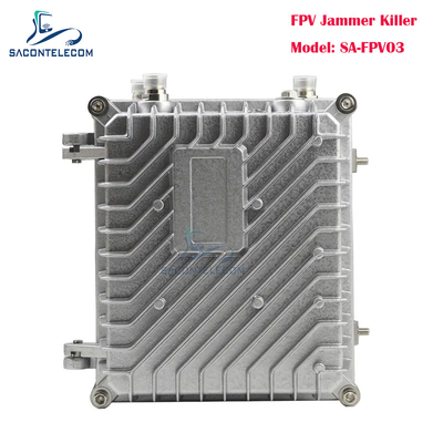 3 Band UAV Frekuensi Drone Signal Jammer 150w Mobil FPV Anti Drone Jammer