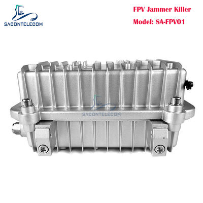 Handheld 50W High Power Portable Drone Jammer dengan 2.4G FPV Signal Blocking