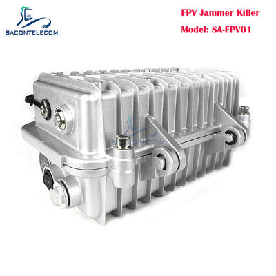 Handheld 50W High Power Portable Drone Jammer dengan 2.4G FPV Signal Blocking