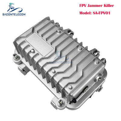 Handheld 50W High Power Portable Drone Jammer dengan 2.4G FPV Signal Blocking