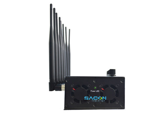 8 Antena 20W Penjepit Sinyal yang Dapat Disesuaikan Pemblokir Ponsel untuk 3G 4G WiFi GPS