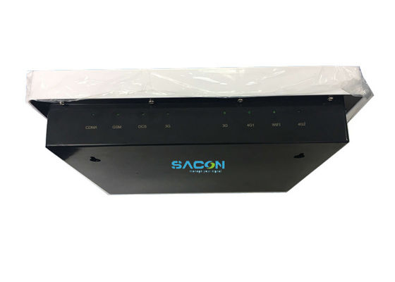 8 Inner Directional Antennas Cell Phone Jammer dengan Daya Keluar 30W dan Jamming Range 5-30m