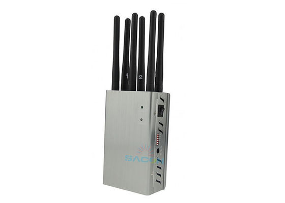 8W Output Power Signal Jammer dengan Jamming Range 30m dan 8 Band untuk Multi Frequency Blocking