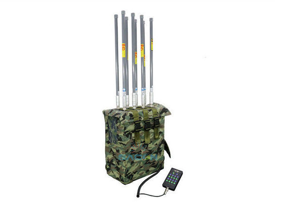 400W Power 2.4G High Frequency Anti Terror Signal Jammer Manpack Jammer untuk Pemblokiran Kamera Nirkabel