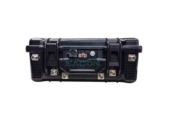 Perangkat Peredam Manpack Jarak Jauh 120m dengan Daya 90w dan 6 Antena Gain Tinggi untuk Peredam RCIED