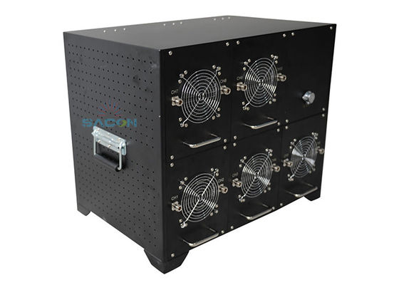 20MHz-5850MHz Perangkat Perusak Frekuensi Penuh DDS Kendaraan dengan Daya Output 1100W dan 12 Pita untuk Perlindungan Bom Konvoi IED