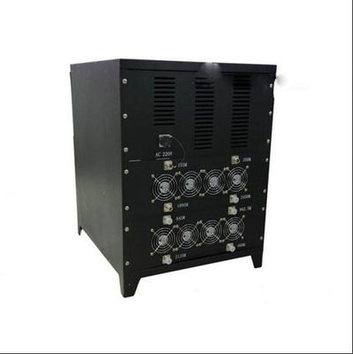 12 Pita 1040W DDS Jammer Kendaraan Terpasang dengan Rentang Frekuensi 20-2500MHz untuk Perlindungan Konvoi