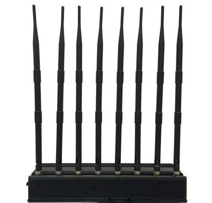 20W Desktop GPS Jammer dengan Jamming Range 40m dan Fans Pendingin untuk Mobil dan Cell Phone Signal Blocking