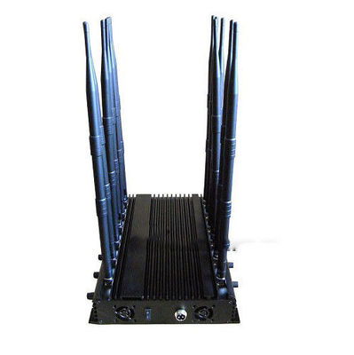 12 Antenna 30W High Power GPS Jammer dengan 50m Range dan Adjustable Signal Blocker