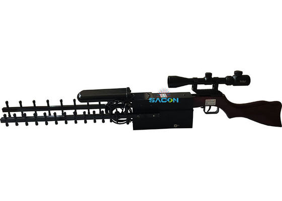 2.4G 5.8G GPS Gun Drone Signal Jammer Anti UAV Jammer 800m Jangkauan 75w