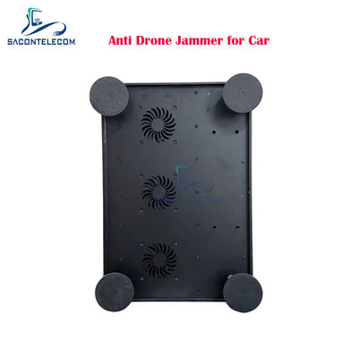 8 Saluran 400W Anti Drone Signal Jammer dengan 1.5G 2.4G 5.8G 5.2G FPV untuk Mobil