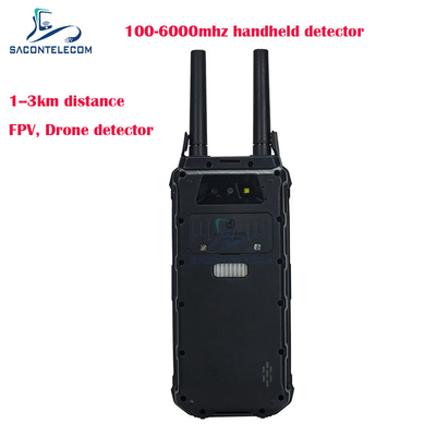 H2L 1.5km Range Genggam Drone Locator 100-6GHz Detektor Drone FPV Portabel