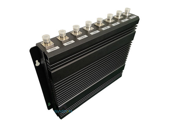 160W High Power 8 Channels Mobile Phone Signal Jammer dengan Jamming Range 80m untuk 2G 3G 4G WiFi GPS Signal