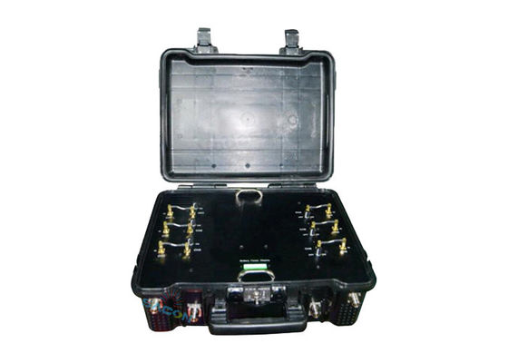 Max 90w High Power Backpack Jammer 6 Saluran Untuk Pasukan Militer / Tim SWAT