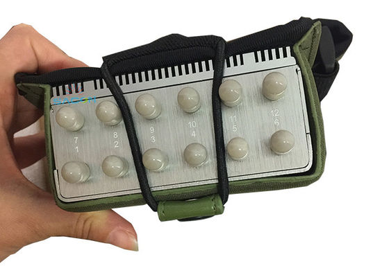 Portable Signal Jammer dengan 12 Saluran Baterai 10000mAh dan Radius Perisai 2-20m untuk GPS WiFi dan 4G