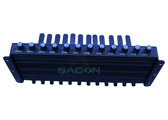 12 Saluran Daya yang Dapat Disesuaikan 5.8G Signal Jammer untuk Pemblokir Ponsel