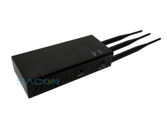 Perangkat Perusak Sinyal Portabel 10W Daya Tinggi dengan Baterai 8000mAh dan Antena Omni-Directional untuk Pemblokiran Remote Mobil