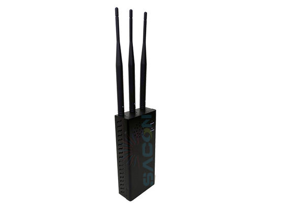 Perangkat Perusak Sinyal Portabel 10W Daya Tinggi dengan Baterai 8000mAh dan Antena Omni-Directional untuk Pemblokiran Remote Mobil